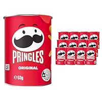 Pringles Original Stacked Potato Chips, 12 Pack (12 x 53g)