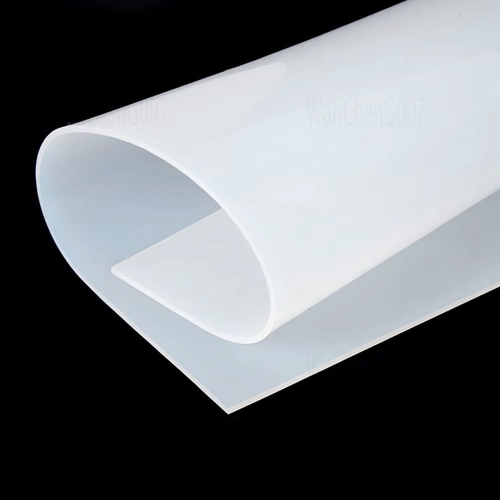 Cuscinetto Sigillante Ammortizzante In Foglio Di Gomma Siliconica Resistente Al Calore Semitrasparente(500x500x4mm 1Pcs)