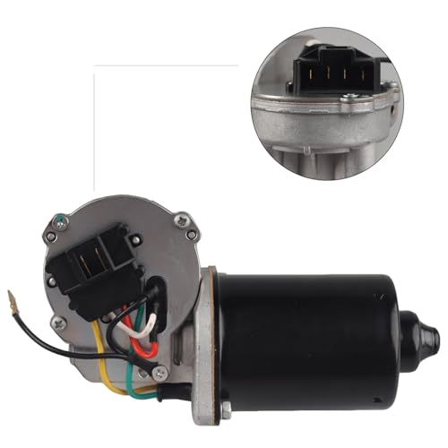 Image of Windshield Wiper Motor Compatible with Dodge Ram 1500 2500 3500 1997 1998 1999 Replacement Front Wiper Motor 55076549 55076549AC