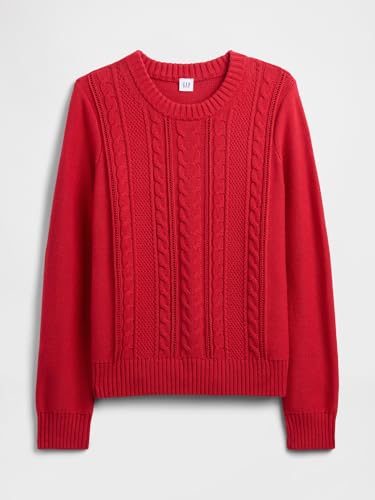 Image of Gap Women's Cable Crewneck Sweater
