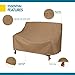 Duck Covers Essential Water-Resistant 54 Inch Patio Loveseat Cover, Patio Furniture Covers