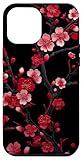 Red Cherry Blossom Sakura Flower Design