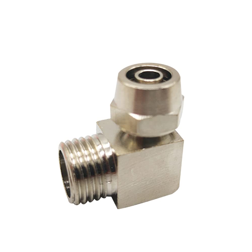 ezqnirk 1PCS PL Quick Screw Connector Copper Pneumatic Components Joint,6mm,03