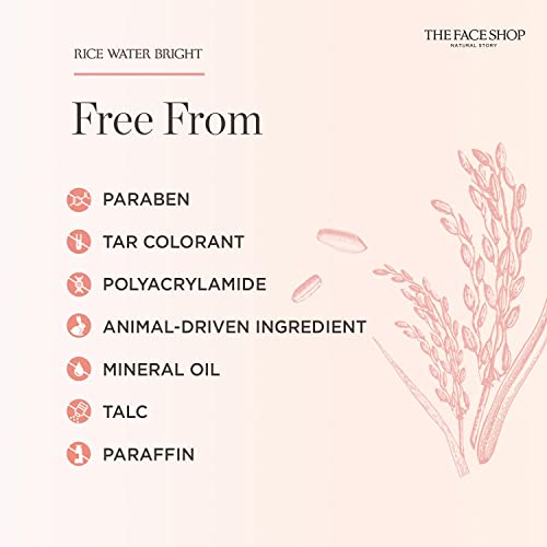 The Face Shop Rice Water Bright Foam Cleanser 300Ml, 10.14 Fl Oz (Pack Of 1) #TOP4