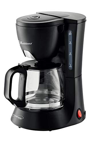 Koblenz CKM-204 N 4-Cup Kitchen Magic Collection Coffee Maker, One Size, Black