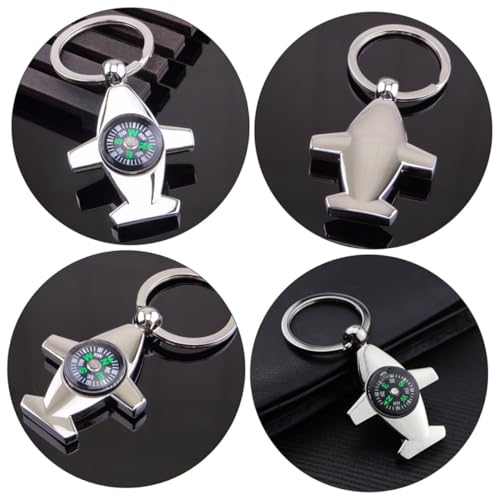 Brújula mini de aleación de zinc 3 piezas para camping miniatura 3