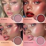 Miracle Balm, Blush for Cheeks, Lips, Eyelids, Face, Blush Balm Face Makeup, Moisturizing Facial Tint for Radiant Skin, Highlights & Illuminates with Fresh Earthy Citrus Scent (1, Natural, Large) - Image 5