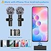 OSA Wireless Microphone for Live Streaming, Vlog, Plug-Play Clip on Mic-Black Lavalier Wireless Microphone for Android/PC/Laptop/iPhone15/16 #5