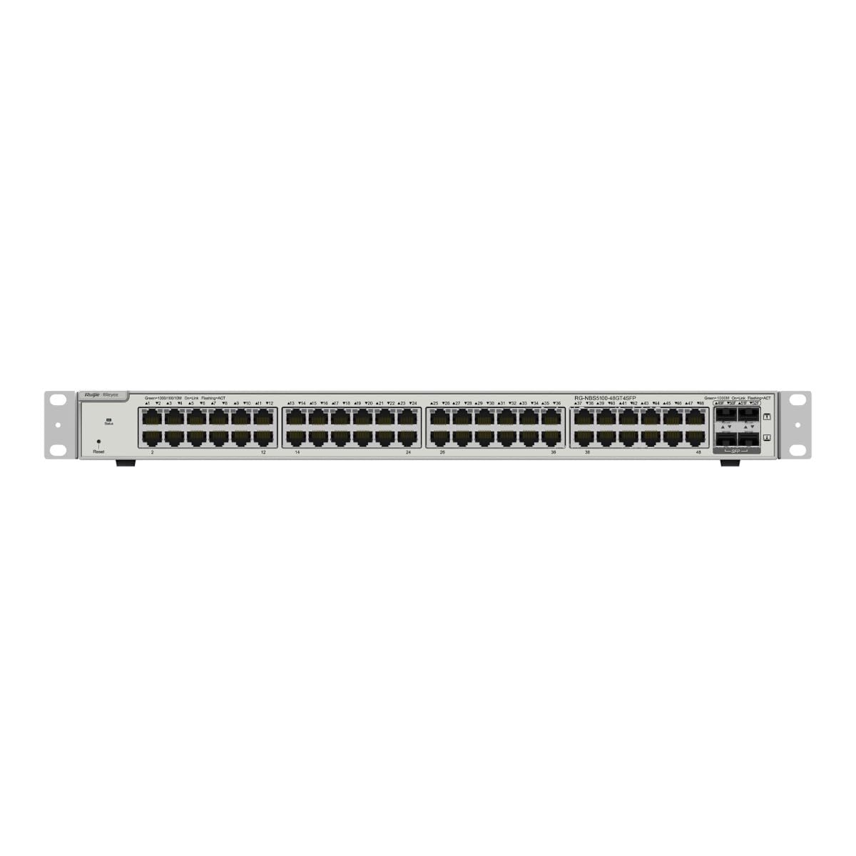 REYEE 48 Ports Gigabit L2+ Managed Switch, 48 Gigabit RJ45 Ports, 4 Ports SFP, 19 Pouces Rack-mountable S Marque