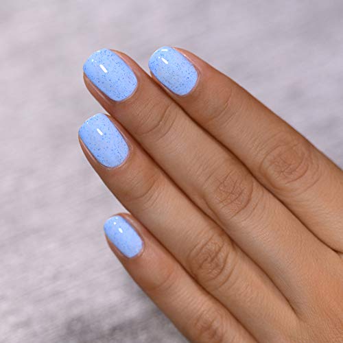 Image of ILNP Bluebird - Perano Blue Speckled Nail Polish