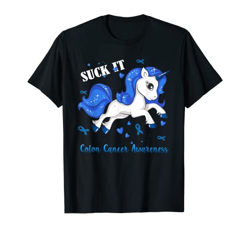 Unicornio de conciencia del cáncer de colon Camiseta