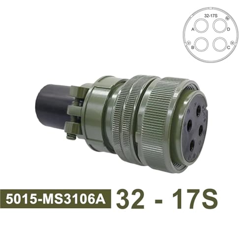 Conector circular 5015 MIL STD de 4 pines hembra MS3102 MS3106 MS3108 2