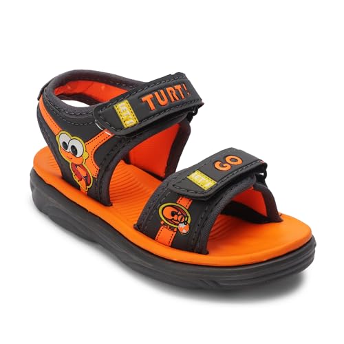 Image of Soft EVA Sole Stylish Sandals for Kids with Adjustable Back Strap |Comfortable and Light Weight, Anti Skid and Waterproof | For Everyday use for Boys and Girls