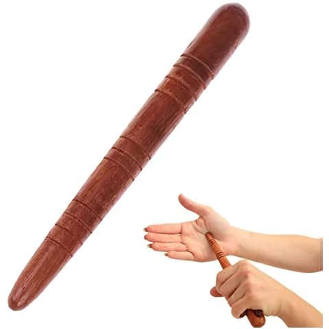 Massageholz, Holz Akupressurstift, Triggerpunkt Massagegerät Fuß, Muskel Massageroller Stick Massage Holz Trigger Roller für Schulter Rücken Bein Entspannung Schmerzlinderung Cover