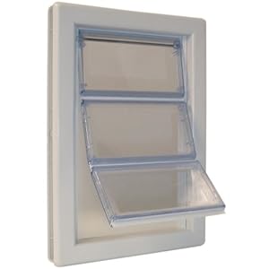 Good Pet Multi-Flex Pet Door, Medium, 6.38″ x 11.25″ Flap Dimension