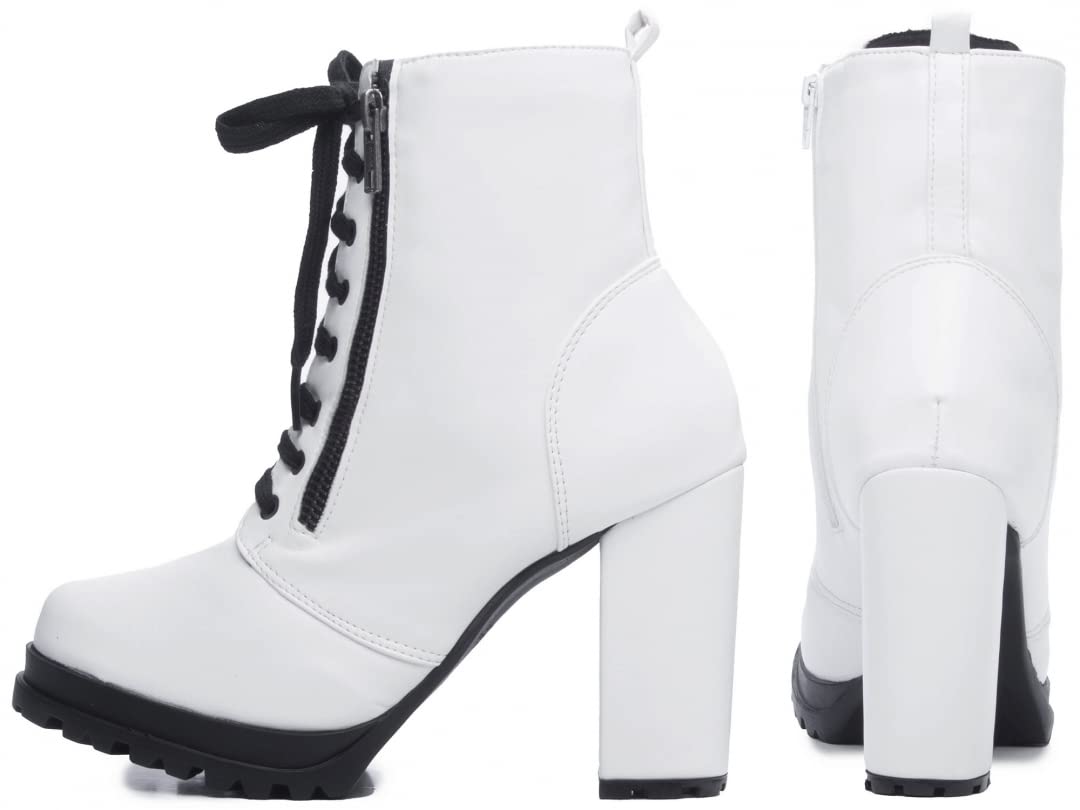 Bota Coturno Tratorada c/Ziper e Cadarço (34, Branco) em promoção! Veja a oferta e mais achadinhos de Botas 2 Hoje é o melhor dia para comprar Bota Coturno Tratorada c/Ziper e Cadarço (34, Branco) com aquele preço maroto! Promoção! Aproveite a oferta! 2