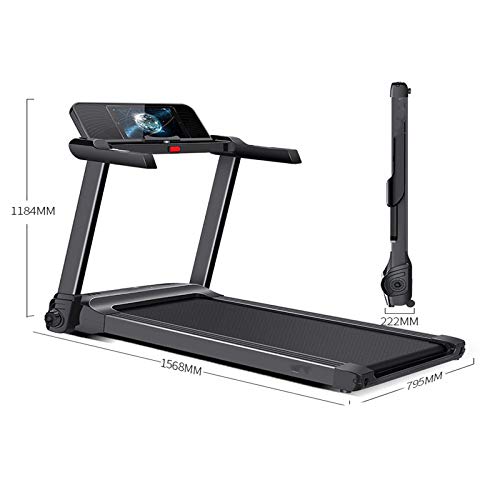 Image of Treadmill Walking Full Folding Home Treadmill, Dual System Damping Comfort Indoor Sports, Exercise Walking Equipment
