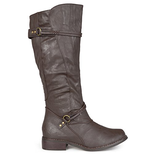 Brinley Co Women's Olive Riding Boot