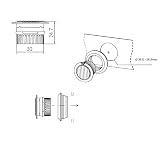 LED-MARTIN Xpro3 moduł lampy błyskowej - ECE R65 - żółty - chowany - okrągły