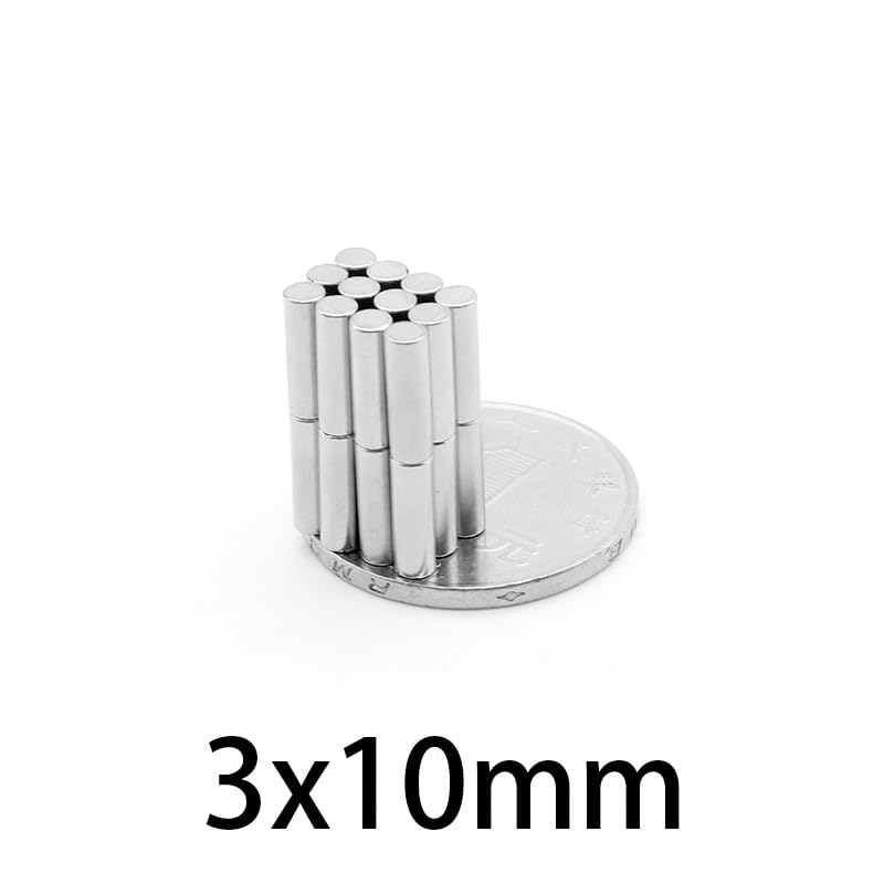 20-1000pcs 3x10mm Neodymium Magnetic Circular Rare Earth Permanent Circle 3 * 10mm Mini Round(300pcs)