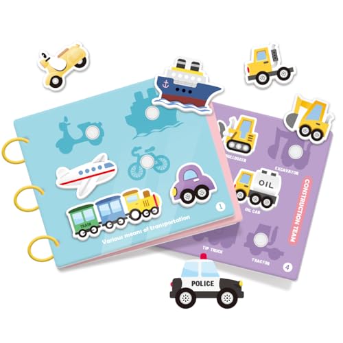 ToyFinity Toddler Busy Book with 8 Color Pens | Montessori