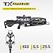 TenPoint TX Ultra 29.5, Moss Green - 460 FPS - Our Fastest Forward Draw Crossbow Ever - Equipped with EVO-X Marksman Elite Scope, Ambidextrous Safety + ACUslide MAXX Cocking & De-Cocking System