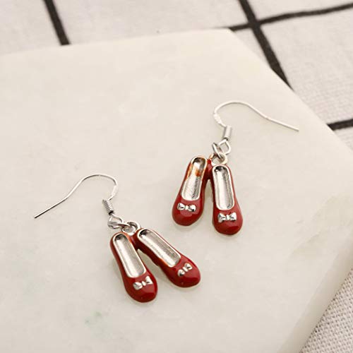 SEIRAA Red Slippers Earrings Inspired Bangle Ruby Red Slippers Earring You've Always Had the Power My Dear Gifts4
