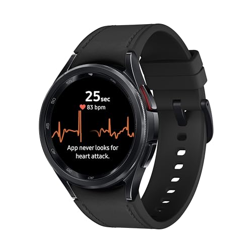 Image of Samsung Galaxy Watch6 Classic Bluetooth (43mm, Black, Compatible with Android only) | Introducing BP & ECG Features