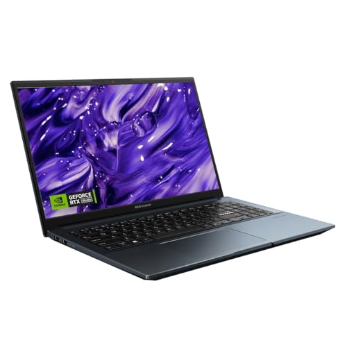 ASUS Laptop Vivobook Pro 15 M6500RE 15.6 Full HD 144Hz Laptop (AMD Ryzen 7-6800H, NVIDIA GeForce RTX 3050 Ti, 16GB RAM, 512GB PCIe SSD, Backlit Keyboard, Windows 11)
