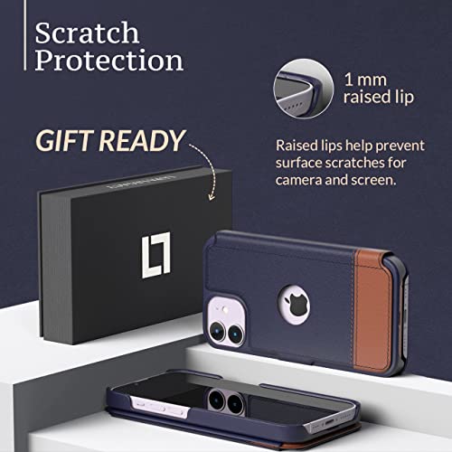 Image of Compatible With iPhone 12 Mini Wallet Case -Slim iPhone 12 Mini Flip Case with Credit Card Holder, for Women & Men, Faux Leather iPhone 12 Mini Purse Cases with Magnetic Closure, Desert Sky