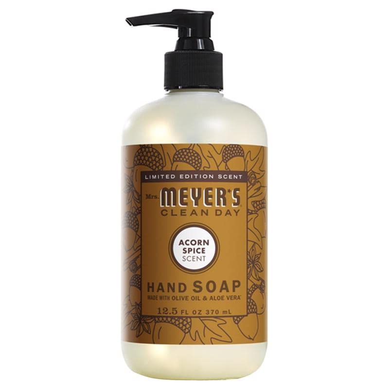 Mrs. Meyer's Clean Day Organic Acorn Spice Scent Dish and Hand Soap 12.5 oz. - Case Of: 6;