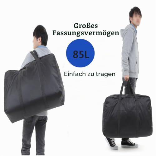 Ubagoo Groß Aufbewahrungstasche 600D Oxford Heavy-Duty Belastbare Aufbewahrungstasche Tragetasche Mit Handgriff für Bettzeug… – Ansicht 2