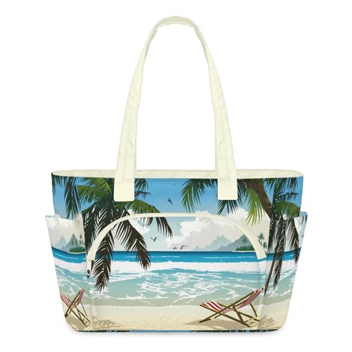 Sac de salle de sport et voyage zippé pour femme, grand cabas à main léger à motifs