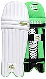 CW Striker Cricket-Batting-Pads für Männer und Jugendliche, volle Größe, Junior-Cricket-Beinschutz, zum Üben und Trainieren, für Jungen, Schlagpolster für alle Altersgruppen (grün, Jugendliche)