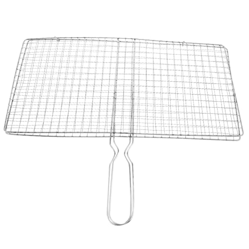 Parrilla portátil para barbacoa exterior y cesta de camping para asar pescado con comodidad 2