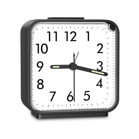 Brifit Silent Alarm Clock with Snooze Function Cover