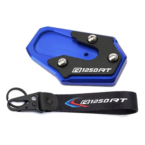 Para R1250RT R 1250RT R1250RT R1250 RT 2018 2019 2020 CNC Kickstand Stand Side Stand Extension Pad Protector (diseño H)