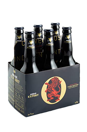 Ambar Export Cerveza - Paquete de 6 x 330 ml - Total: 1980 ml