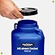 Garronda 5 Liter BPA-freies quadratisches Fass und Futtertonne Weithalsfass Wassertank und Behälter mit Deckel für Sauerkraut sowie Surfass Pökelfass für Fleisch GD-0088, Blau