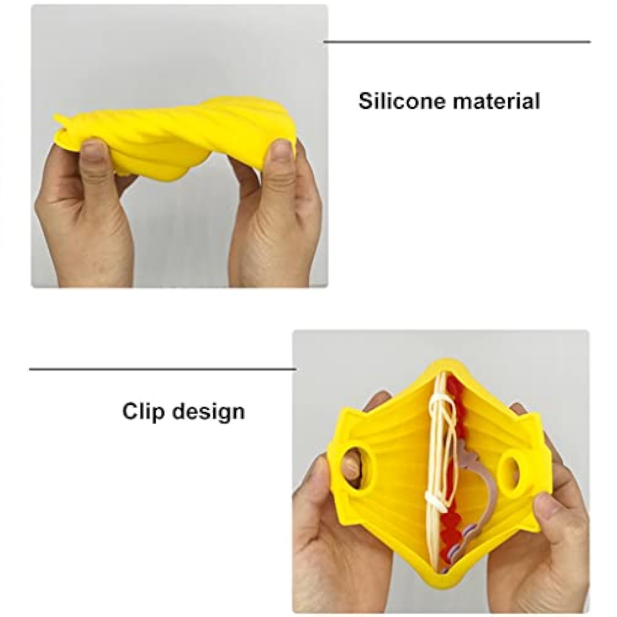 Portable Shell Silicone Face Covering Storage Bag