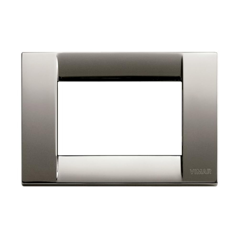 Classic Plate, 3 Positions, Technopolymer Black Chrome