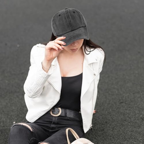 HSYWSH 3 piezas de gorra de béisbol para hombre, gorra vintage ajustable de algodón, gorra de béisbol unisex vintage, gorro solar, gorra deportiva para deportes al aire libre, ocio, viajes - imagen 6