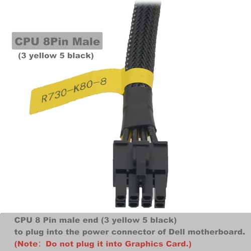 Cable de alimentación para Tarjeta Gráfica NVIDIA y Dell PowerEdge R720 miniatura 7