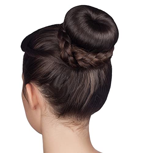 Meetfavorite Hair Bun Maker，Donut Bun Maker，Hair Bun Shaper Set (2 Large, 2 Medium And 2 Small) ，10Pieces Hair Elastic Bands, Hair Pins, (Black) #TOP2