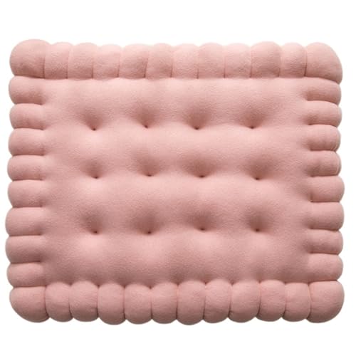 Coussin biscuit rose 60cm oreiller de sol doux pour canapé - 2
