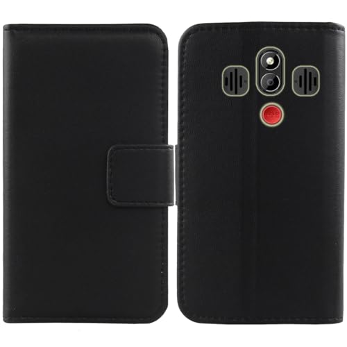 Tnviud Flip Premium Echt Leder Tasche Hülle Für MyPhone Halo 4 LTE/Halo 4 Plus LTE 3.5