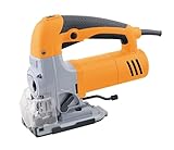 Hoteche 600W 130MM Stichsäge - 500-2500rpm Leerlauf, Gelb, Farbige Verpackung + Kunststoffkasten