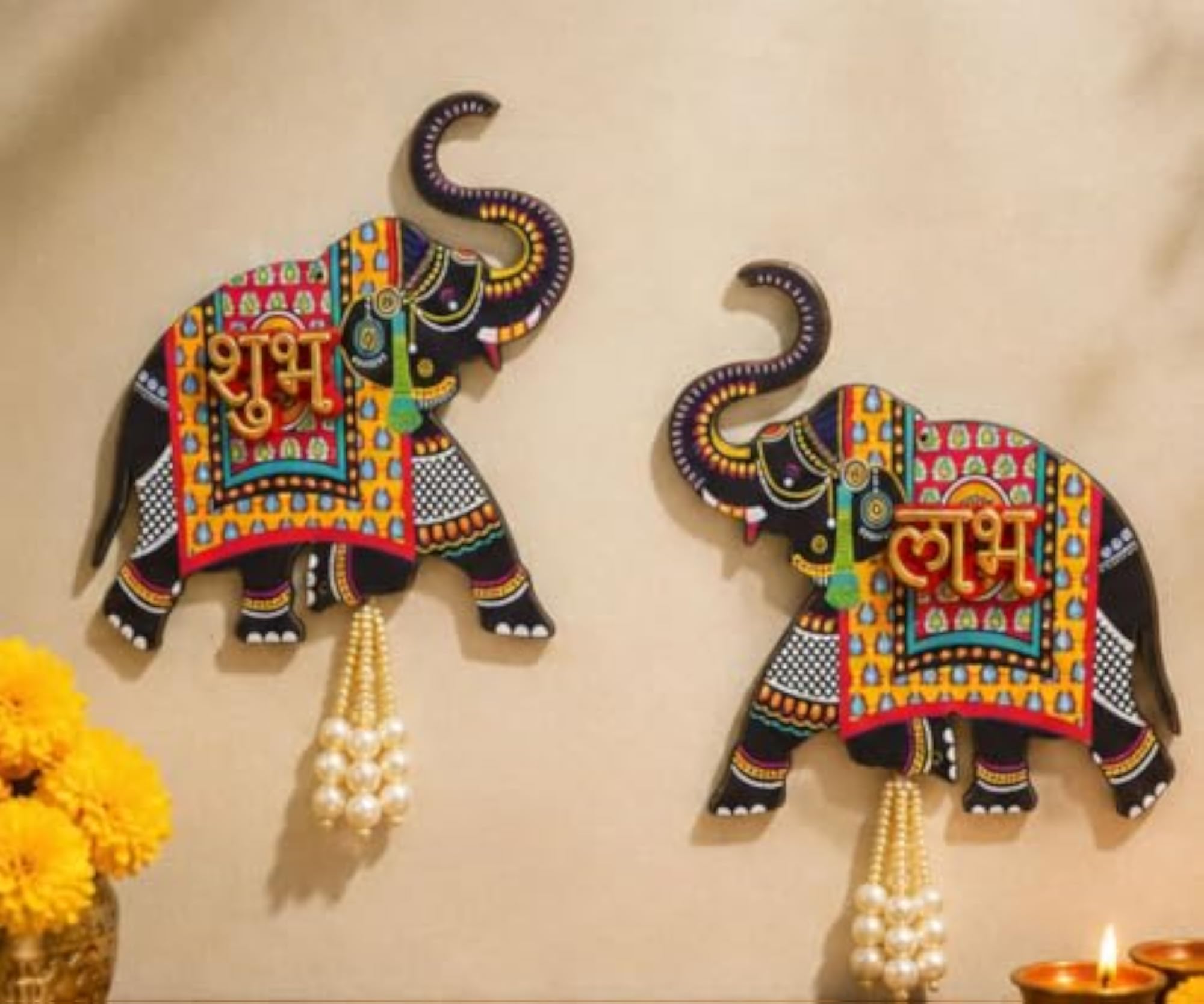 Shubh Labh Hanging Latkan Set Diwali Decor Items