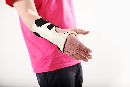 Image of Rolyan Polyform Thermoplastic Splinting Material, Solid, Custom Rigid Splint Fabrication for Elbow, Functional Positioning, Latex Free, 1 /8 inch x 18 inch x 24 inch, Single Sheet, White