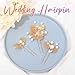 Catery Flower Wedding Hair Pins Wedding Hair Pieces Pearl Hair Accesories for Brides (Gold)